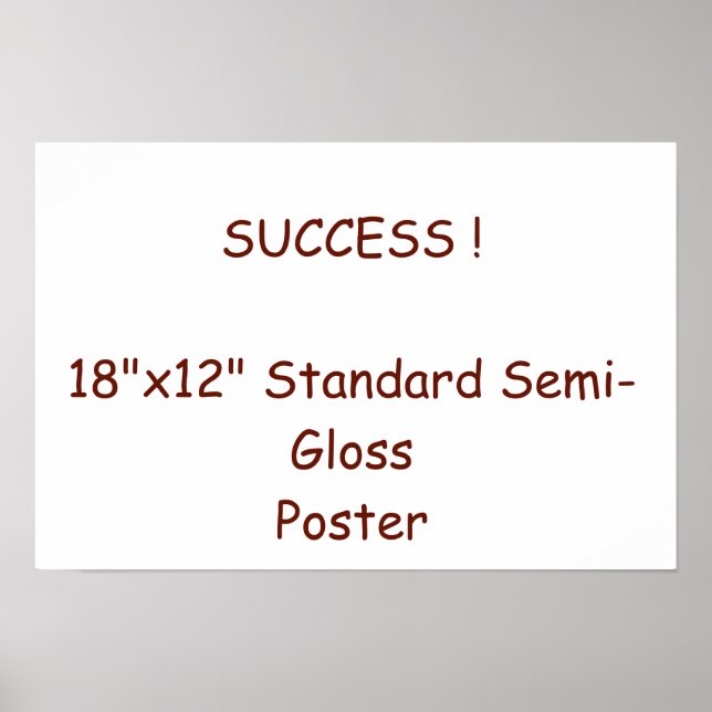 Affiche standard 18"x12" semi-brillant (Devant)