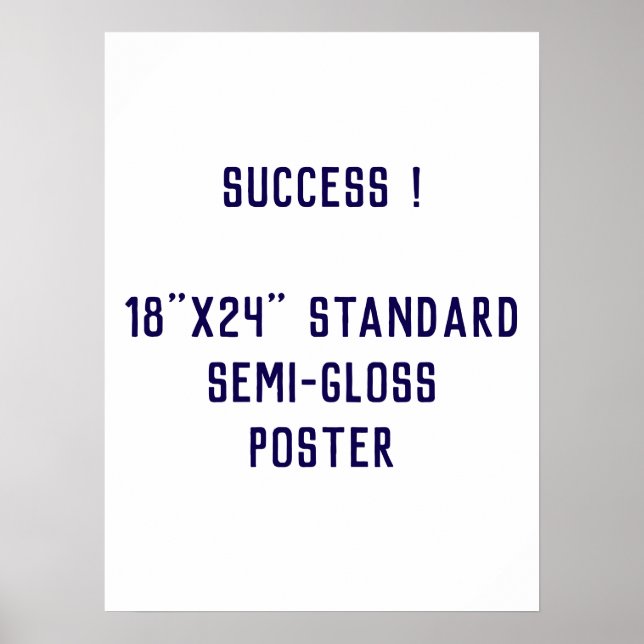 Affiche standard 18"x24" semi-brillant (Devant)