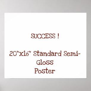 Affiche standard 20"x16" semi-brillant
