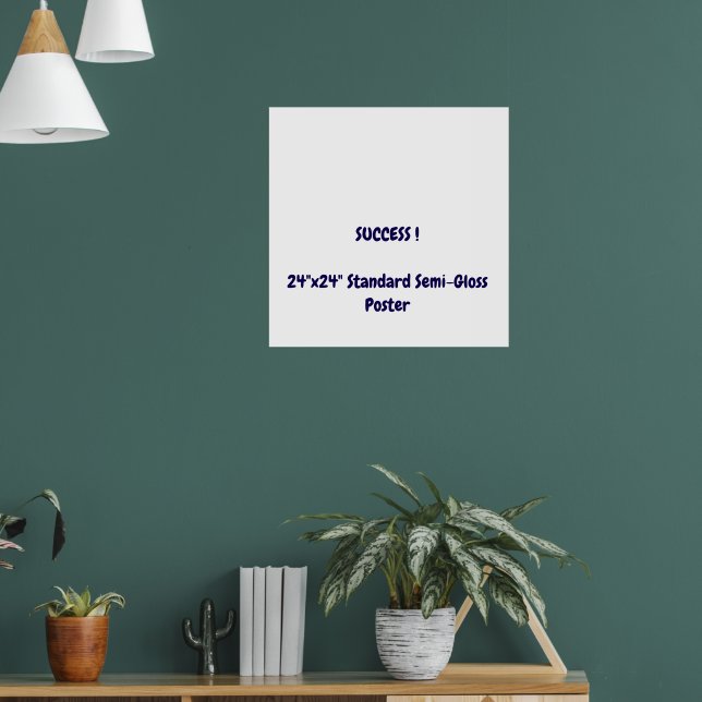 Affiche standard 24"x24" semi-brillant (Salon 1)