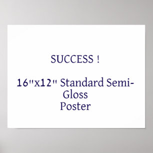 Affiche standard 40x30 cm semi-brillant