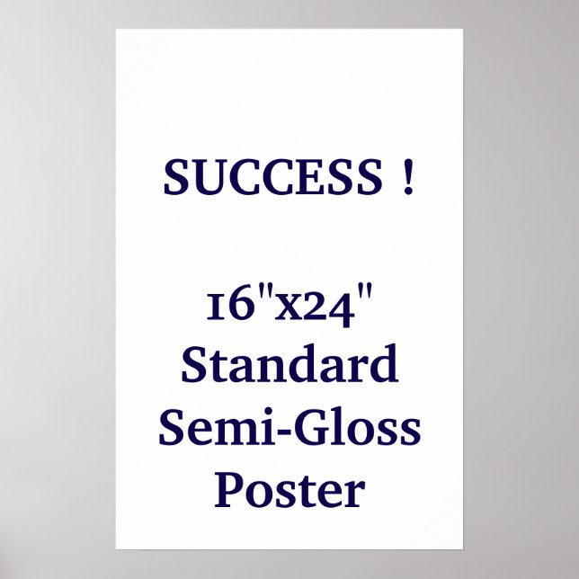 Affiche standard semi-brillant 16"x24" (Devant)