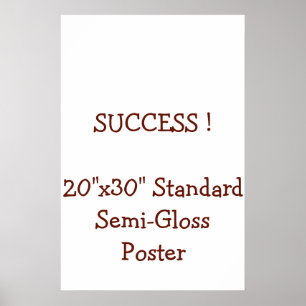 Affiche standard semi-brillant 20"x30"