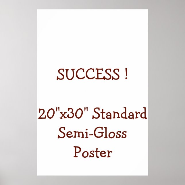 Affiche standard semi-brillant 20"x30" (Devant)