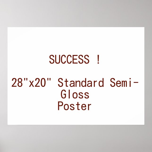 Affiche standard semi-brillant 28"x20" (Devant)