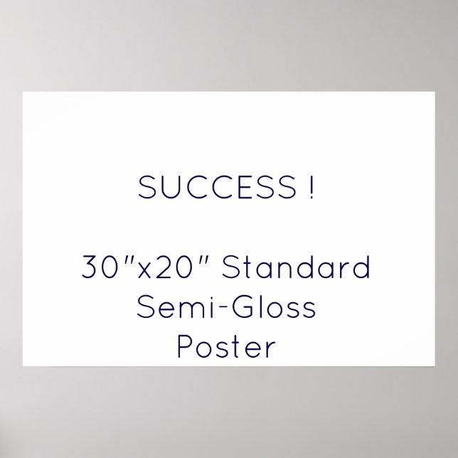Affiche standard semi-brillant 30"x20" (Devant)