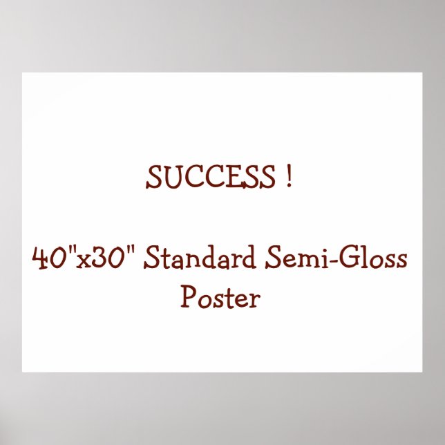 Affiche standard semi-brillant 40"x30" (Devant)