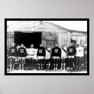 Affiche Stanford Varsity Rowing Crew 1912
