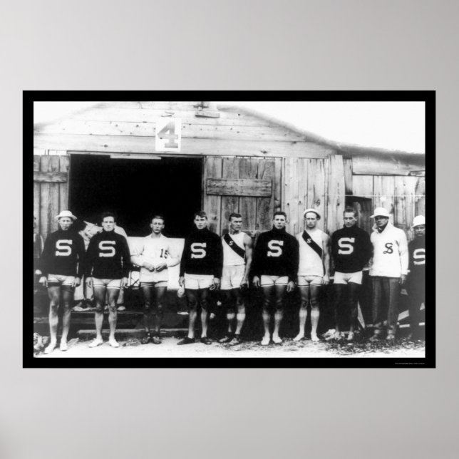 Affiche Stanford Varsity Rowing Crew 1912 (Devant)