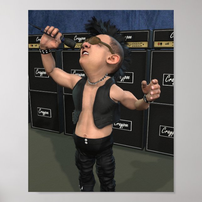 Affiche Stanley "Crash" Cash des Punksters. (Devant)