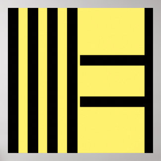 Affiche Star abstract expressionism painting art