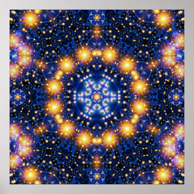 Affiche Star Burst Mandala (Devant)
