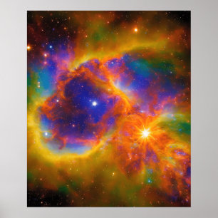 Affiche Star cosmique Galaxy