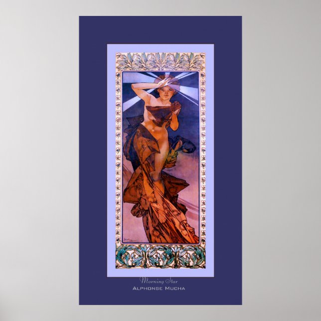Affiche Star du matin ~ Alphonse Mucha (Devant)
