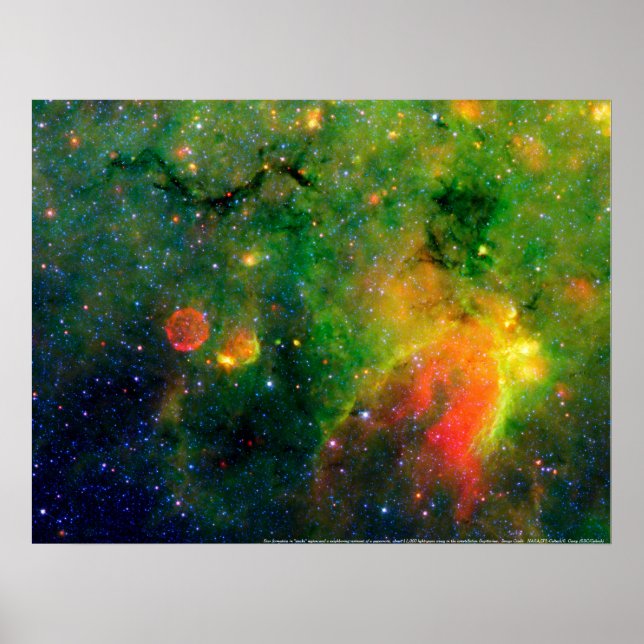 Affiche Star Formation & Supernova Nebula IRDC G11.11-0.11 (Devant)