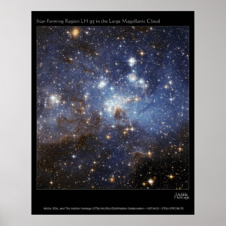 Affiche Star Forming Region LMC LH95