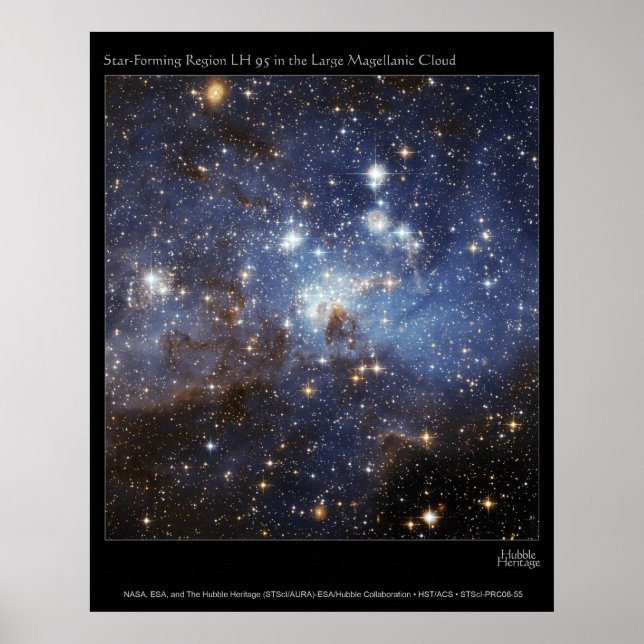 Affiche Star Forming Region LMC LH95 (Devant)