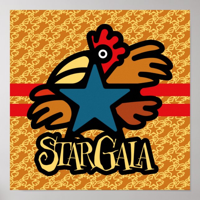 AFFICHE STAR GALA /ESTRELLA GALLO  BY MASANSER PIXELAT (Devant)