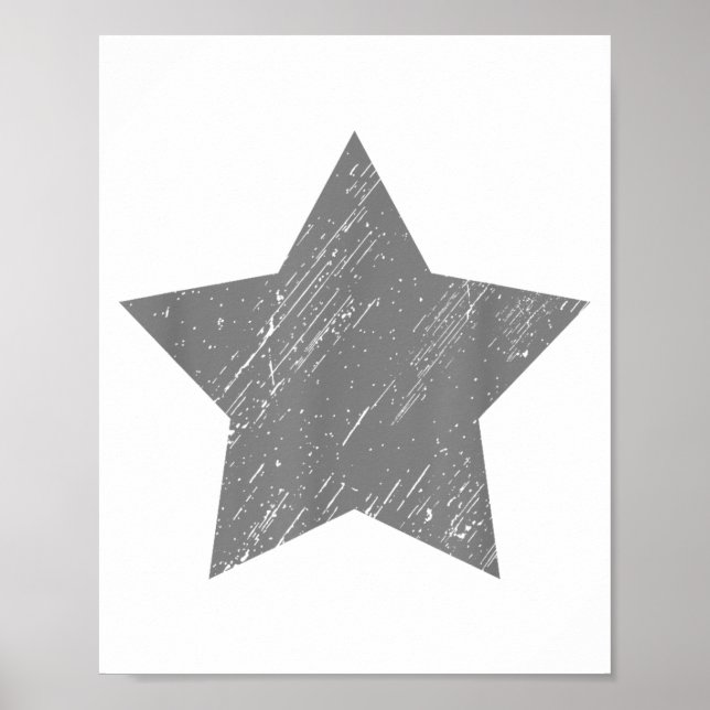 Affiche Star Gray Vintage Star (Devant)