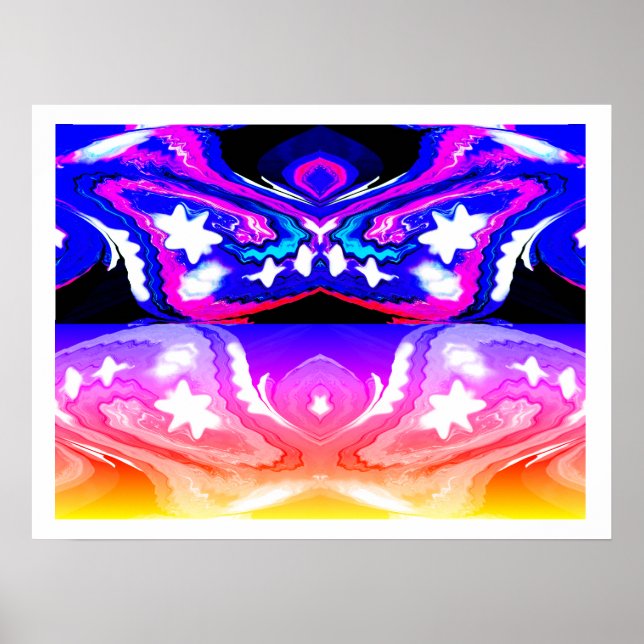 Affiche Star life in outer space art (Devant)