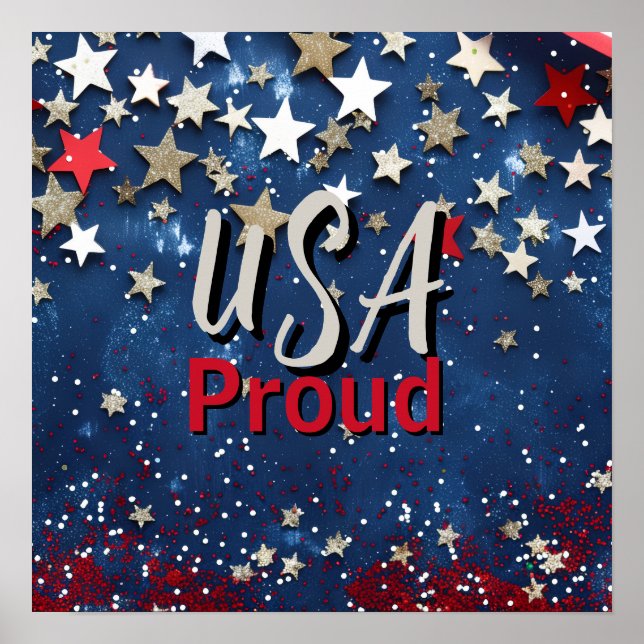 Affiche Star Spanged USA Fière (Devant)