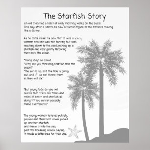 Affiche Starfish Story, Starfish Throver, Starfish Poem