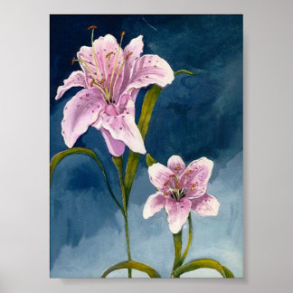 Affiche Stargazer Lillies de Toni