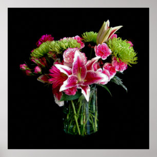 Affiche Stargazer Lily Bouquet