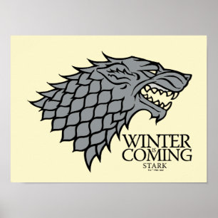 Affiche Stark Sigil - L'Hiver Arrive