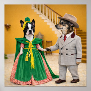 Affiche "Starlett O'Hara & Ratt Butler"