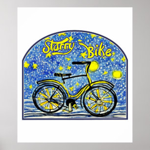 Affiche Starry Bike