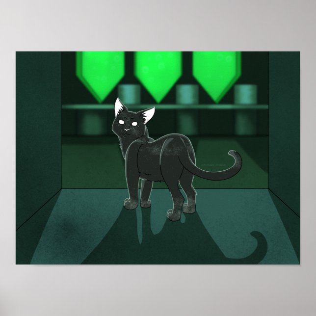 Affiche Starry Cat (Devant)