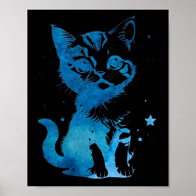 Affiche Starry Eyed Kitten (Devant)