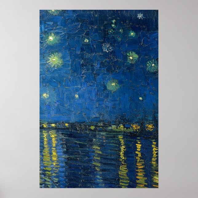 Affiche Starry Harbour Skyscape Art (Devant)