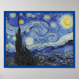 Affiche Starry Night by Van Gogh, Fine Art,