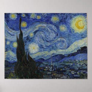 Affiche Starry Night Van Gogh