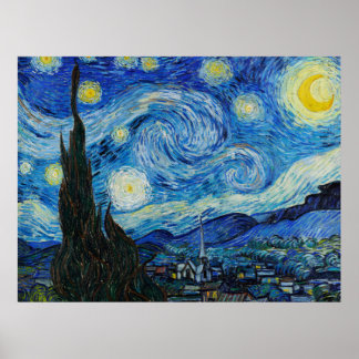 Affiche Starry Night Vincent Van Gogh