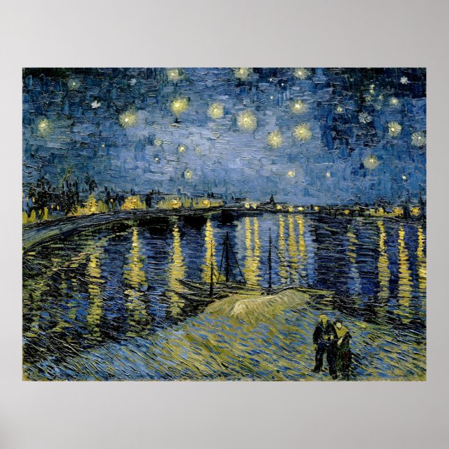 Affiche Starry Night Vincent van Gogh (Devant)