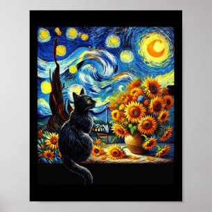 Affiche Starry Night Vincent Van Gogh Sunflowers Amoureux 