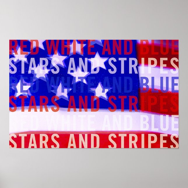 Affiche Stars et Stripes (Devant)