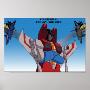 Affiche Starscream the Sky Commander