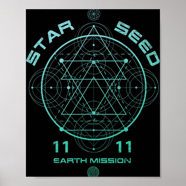 Affiche Starseed Sacred Geometry  (Devant)