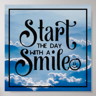 Affiche Start the day with a smile