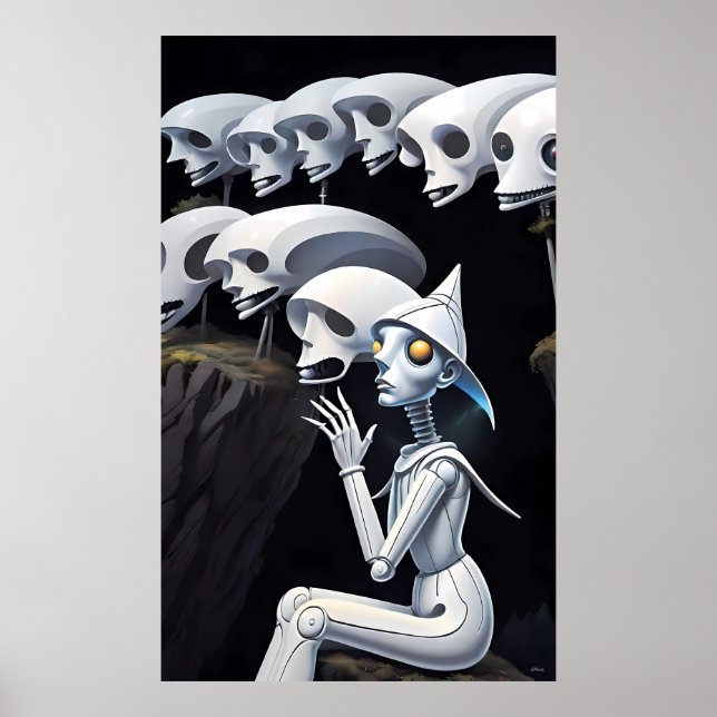 Affiche Start the Evolution Without Me Ken Gage Art (Devant)