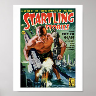 Affiche Startling Stories (juillet 1942)