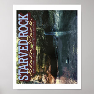 AFFICHE STARVVÉ ROCK STATE PARK - OGLESBY - ILLINOIS US