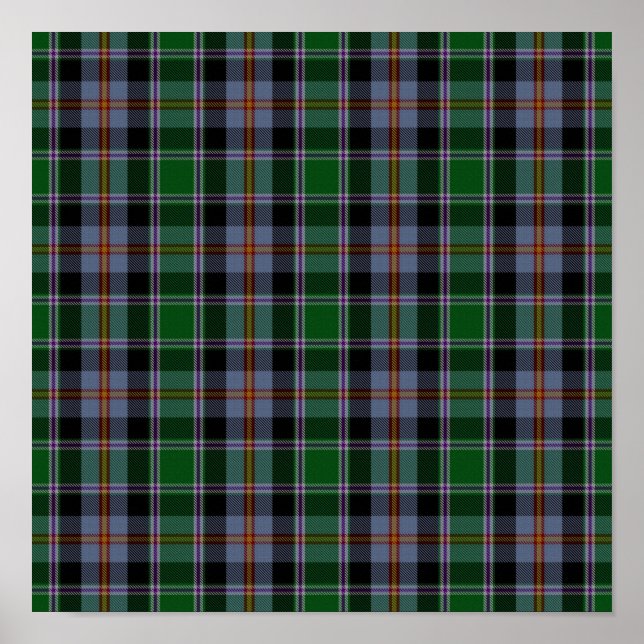 Affiche State Tartan - Colorado - Téléchargement numérique (Devant)