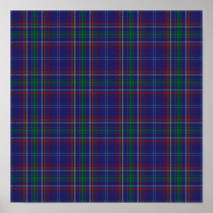 Affiche State Tartan - Massachusetts - Téléchargement numé
