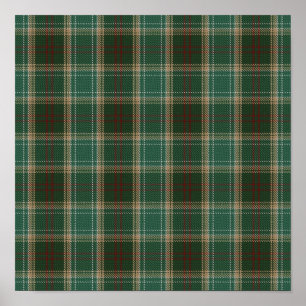 Affiche State Tartan - Michigan - Téléchargement numérique