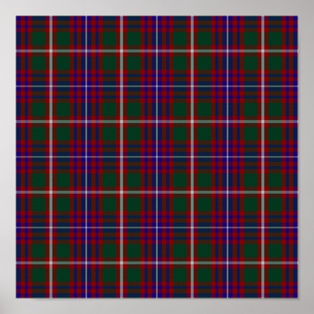 Affiche State Tartan - Utah - Téléchargement numérique (Devant)